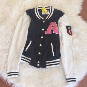 NWT Letterman Sweater